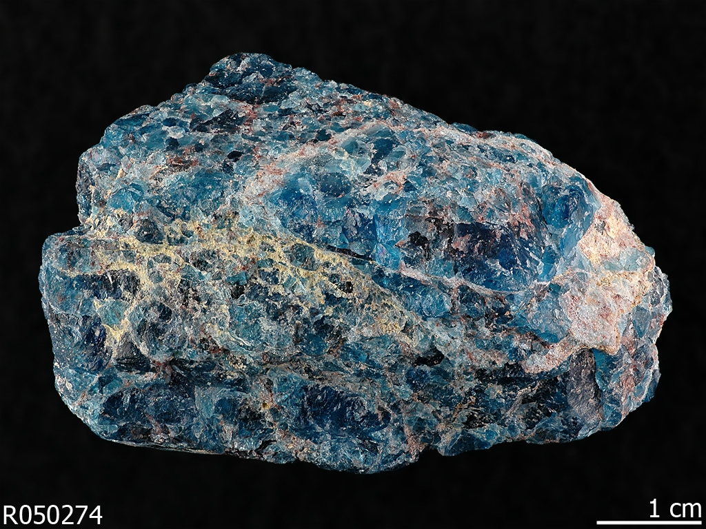 Fluorapatite blue