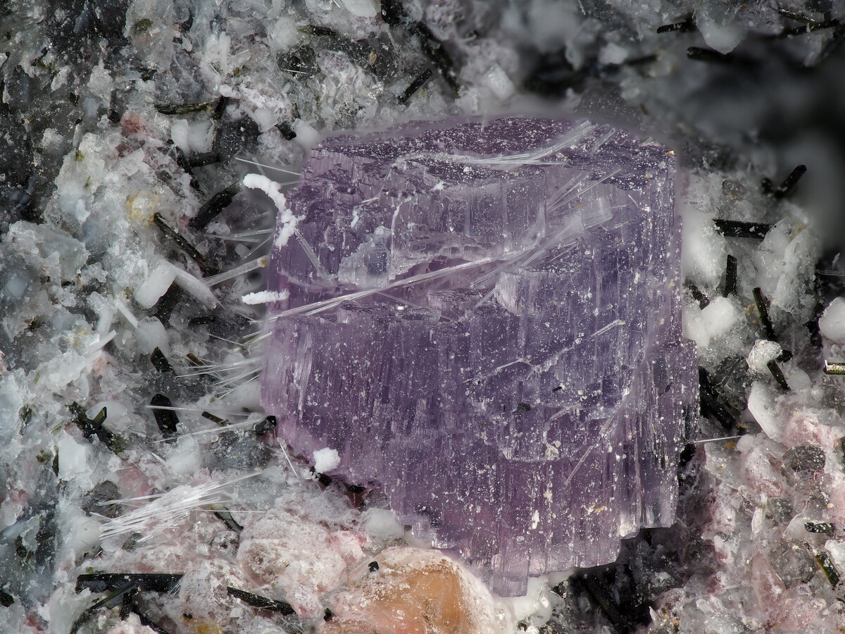 Fluorapatite violet